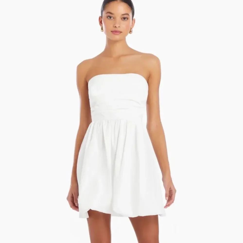 New Amanda Uprichard Oscar Mini Dress Medium White